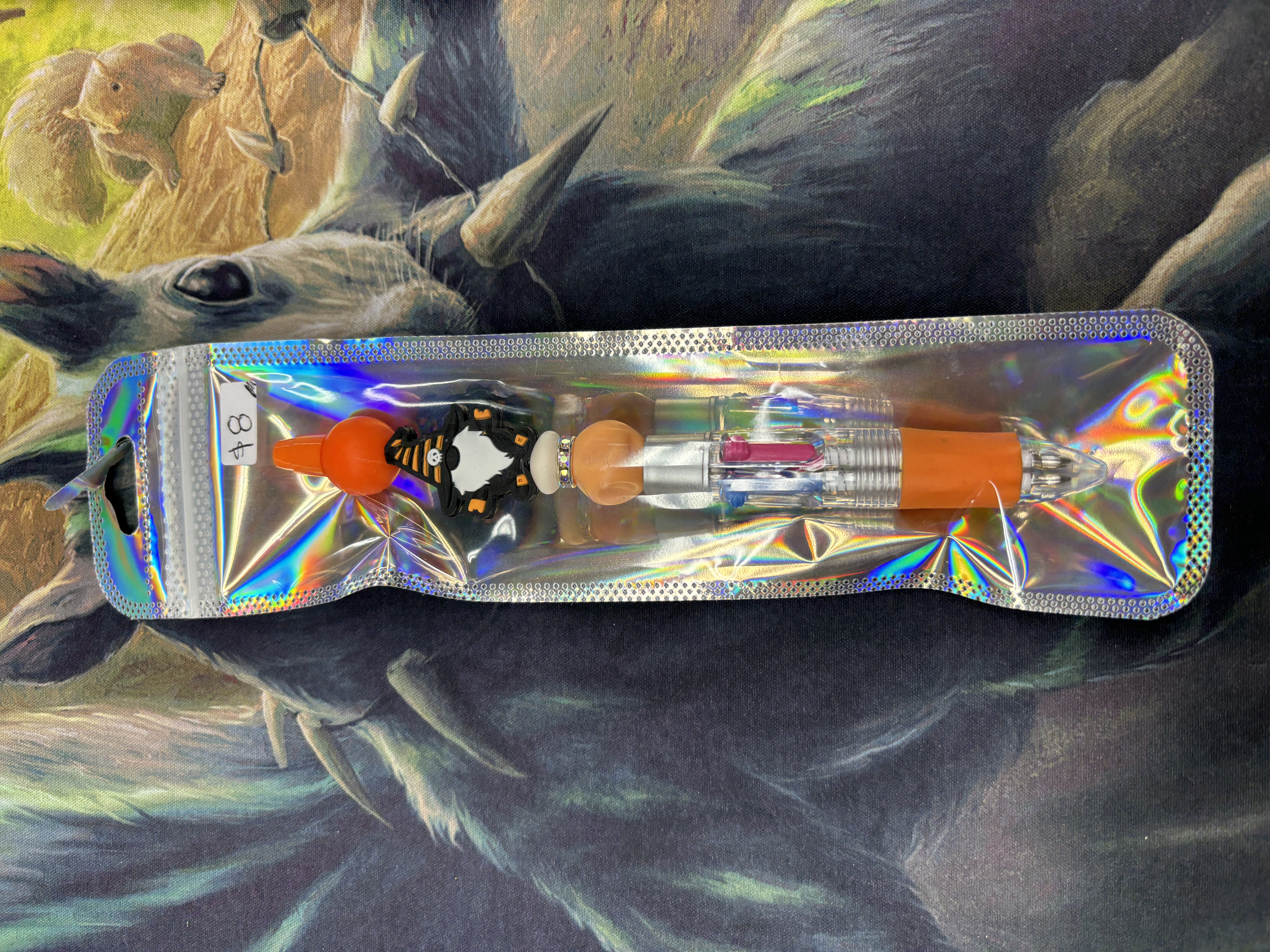 Beaded Pen - Witch Gnome